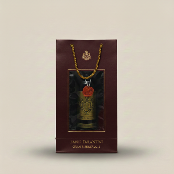 Confezione Regalo Luxury Eco Pelle Fabio Tarantini DOP Salice Salentino Gran Riserva 2015