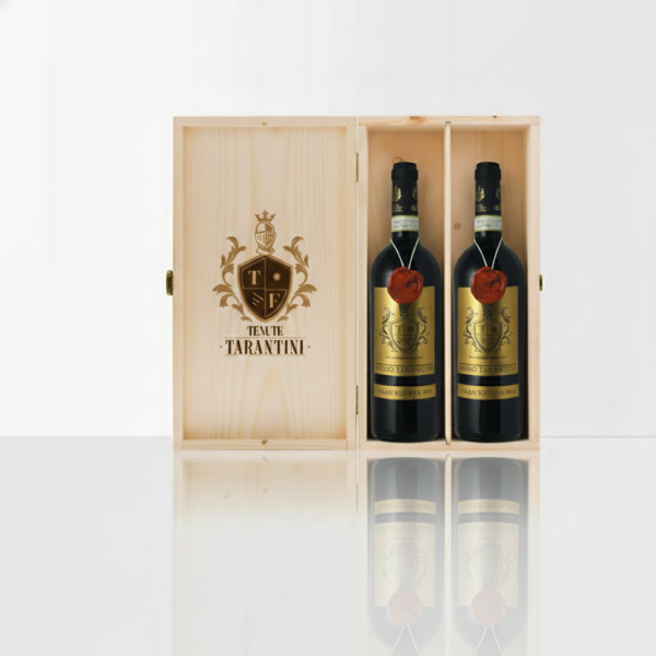 Cassetta Fabio Tarantini DOP Salice Salentino Gran Riserva 2015 2 PZ